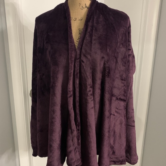 UGG Australia Open Fleece Robe Lounge Cardigan - Picture 4 of 7